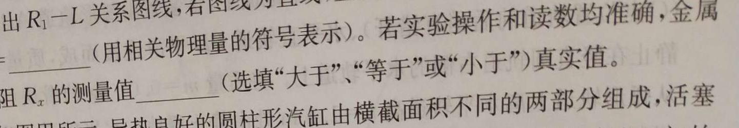 2026届普通高等学校招生全国统一考试青桐鸣9月大联考（高二）(物理)试卷答案