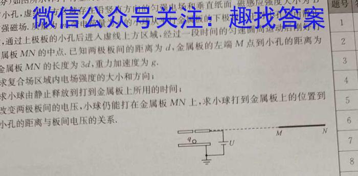 陕西省2024届中考考前抢分卷CCZX C SX物理`