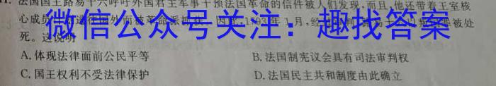 2024届九师联盟高三3月质量检测&政治