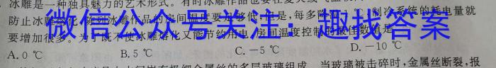 安徽省高二马鞍山市2023-2024学年第二学期期末教学质量监测物理试卷答案