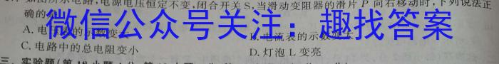 2023-2024学年河北省高一考试3月联考(24-387A)物理试卷答案