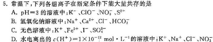 【热荐】河北省2024届九年级期中综合评估6L R化学