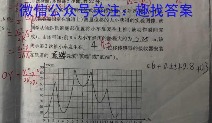 山东省淄博市2023-2024学年度第二学期高二教学质量检测物理`