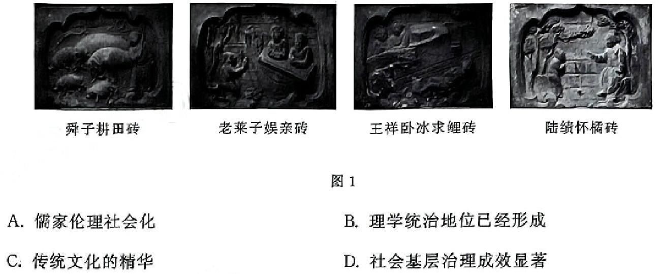 安徽省2023-2024学年第二学期高一年级4月期中联考思想政治部分