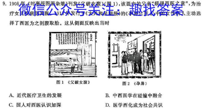 ［内江三诊］内江市高中2024届第三次模拟考试历史试卷