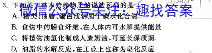 安徽省2023-2024学年度八年级教学期中考试（4.23）化学