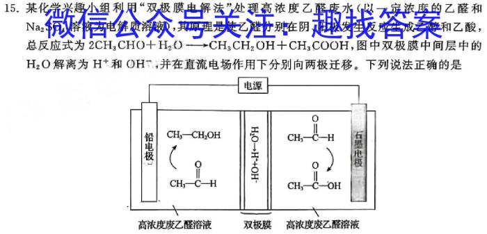 文博志鸿 2024年河南省普通高中招生考试模拟试卷(解密二)化学