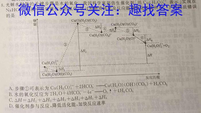 2024年云学名校联盟高二年级3月联考化学