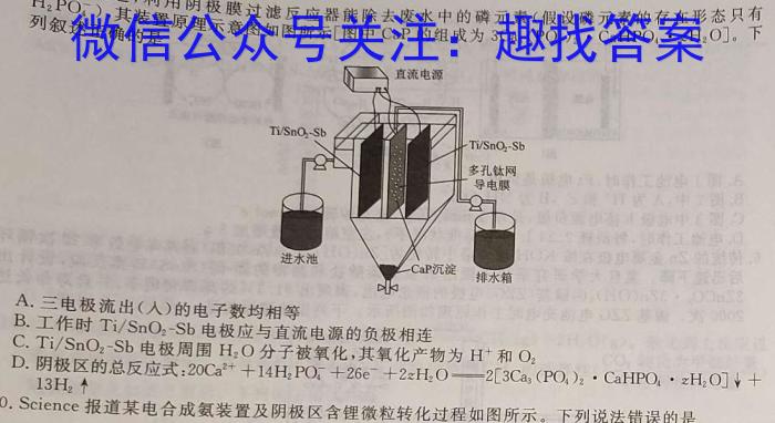 陕西省2024-2025学年度第一学期九年级开学收心检测卷化学