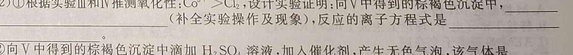 【热荐】陕西省咸阳市某校2024-2025学年度第一学期九年级第一次学科素养测试化学