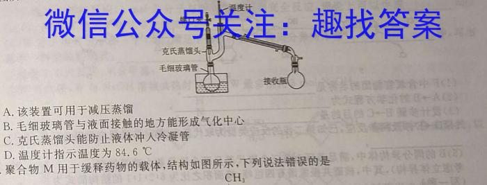 32024年陕西省初中学业水平考试·全真模拟（一）化学试题