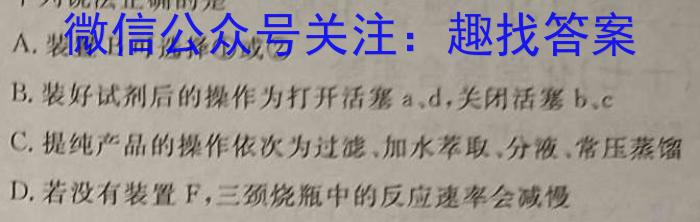 广东省揭阳市2024-2025学年度第一学期九年级入学质量监测化学