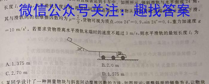 安徽省霍邱县2023-2024学年度九年级模拟考试物理试卷答案