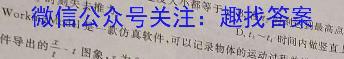 安徽省十联考 合肥一中2024届高三最后一卷物理试题答案