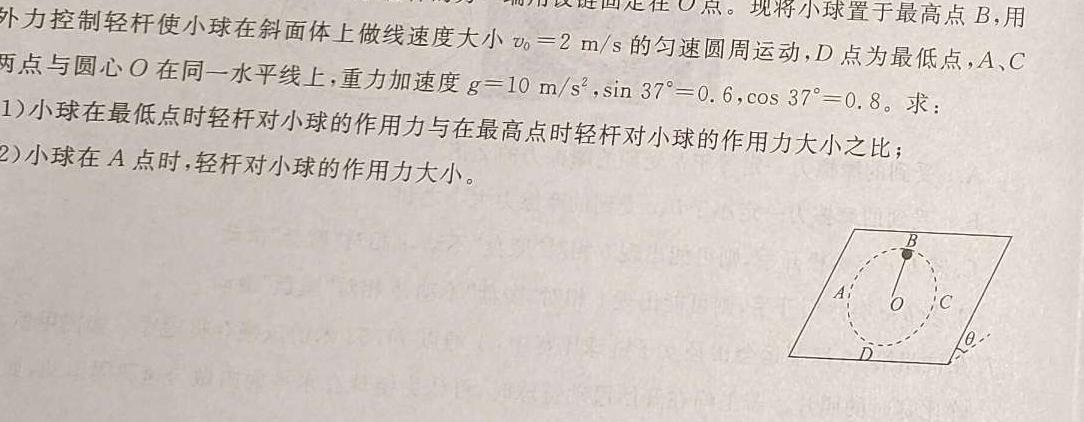 扶风县2024年九年级教学质量检测(一)物理试题.