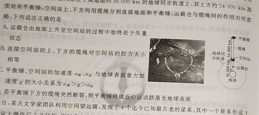 [今日更新]2024年河南省中招导航模拟试卷(六).物理试卷答案