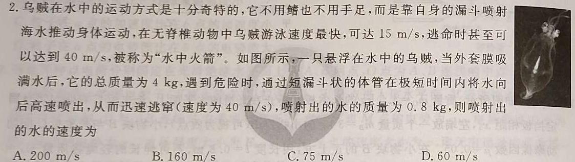 [今日更新]2024年陕西省初中学业水平考试信息卷(B)试卷类型:A英语试题.物理试卷答案