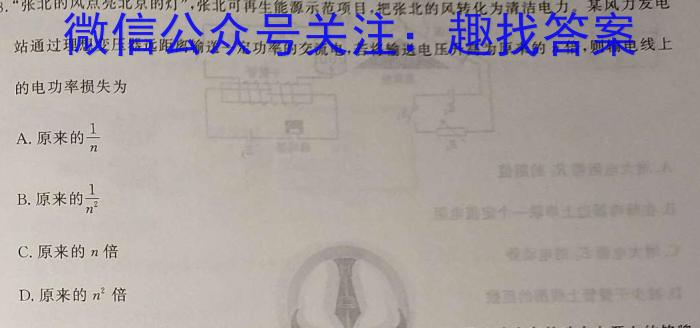 天壹名校联盟2024年上学期高二3月大联考物理`