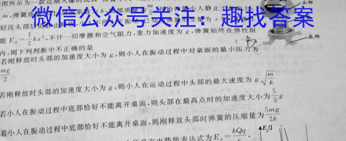 安徽省省城名校2024年中考最后三模（二）h物理