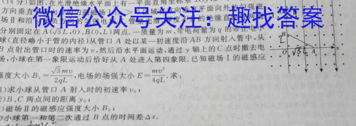 江西省2024年九年级第一次效果检测物理