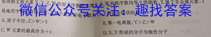 山东省菏泽市成武县育青中学2024-2025学年上学期八年级暑假作业检测（开学考试）化学