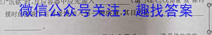 2024年河南省中招考试模拟冲刺卷(三)3化学