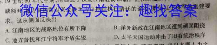 江西省2024年初中学业水平考试原创仿真押题试题卷六历史