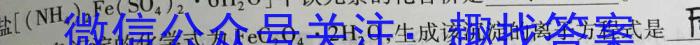 安徽省2023-2024学年度九年级阶段诊断(PGZX F-AH)(五)化学