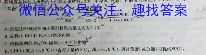 q2024分科综合检测卷(4 G2)(三)化学