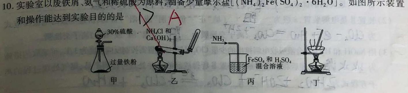 【热荐】炎德英才 名校联考联合体2024年春季高一年级期末联合考试化学