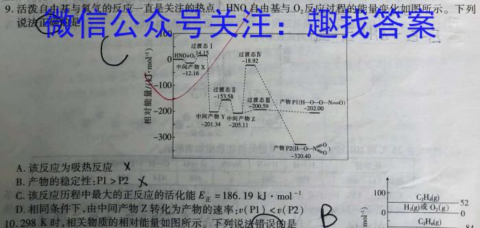 q新高考联考协作体 湖北省2024年春季高一期末考试(7月)化学