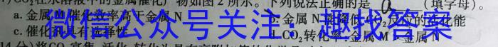 q2024年赣北学考联盟第一次联考化学