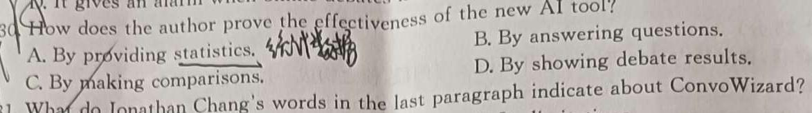 启光教育2024年普通高等学校招生全国统一考试(2024.3) 英语