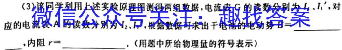 河北省2024年考前适应性评估(三)[7L]物理试卷答案