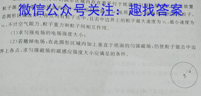 河南省2023-2024学年度第二学期5月联考（高二年级）物理试卷答案