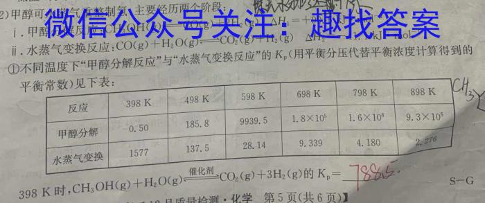 【精品】[武汉二调]湖北省武汉市2024届高中毕业生二月调研考试化学