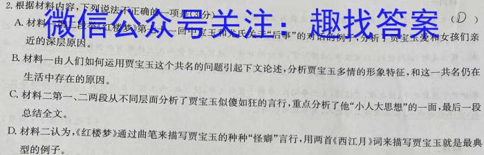 2024届青海高三3月模考(圆圈横杠)/语文