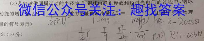 河南省2024年初中毕业年级第二次模拟考试试卷物理试卷答案