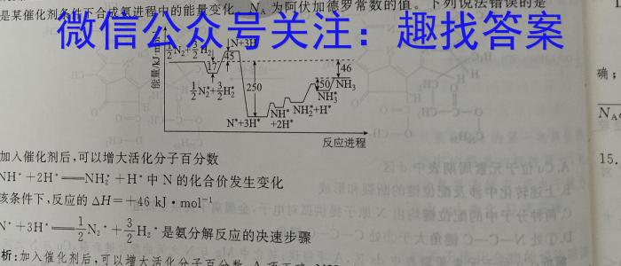 江西师大附中2024届高三三模试卷(2024.5)化学