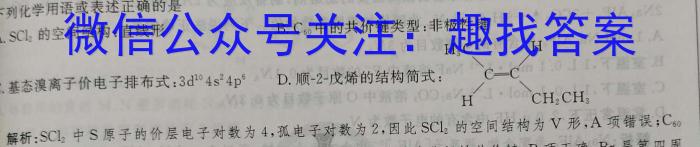 3安徽省2023-2024学年度九年级第五次综合性作业设计化学试题