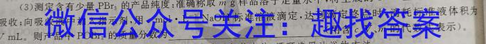 3安徽省2024年九年级学业水平测试模拟(一)1化学试题