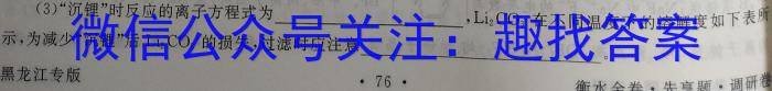 3安徽省2024年初中毕业学业考试模拟试卷2024.3化学试题