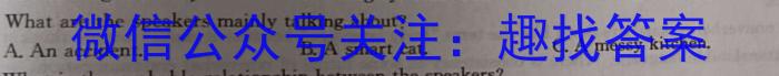 百校联赢2023-2024学年安徽省九年级下学期开学摸底调研英语