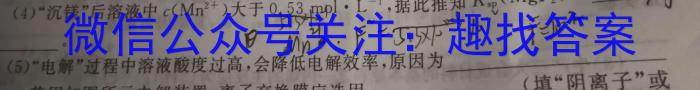 江西省2024届七年级第五次阶段适应性评估［R-PGZX A JX］化学