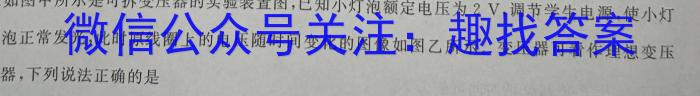 万友2023-2024学年下学期2024年中考定准卷物理试题答案