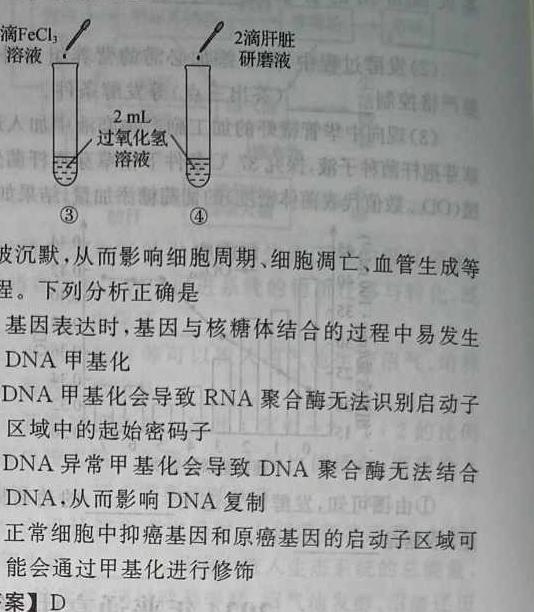 辽宁省2024届高三第三次模拟生物