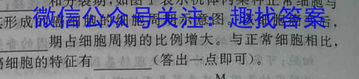 云坐标·陕西省初中学业水平考试全真预测卷（四）生物学试题答案