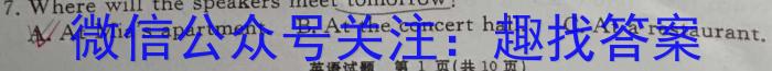 2024年河南省普通高中招生考试模拟试卷(冲刺一)英语