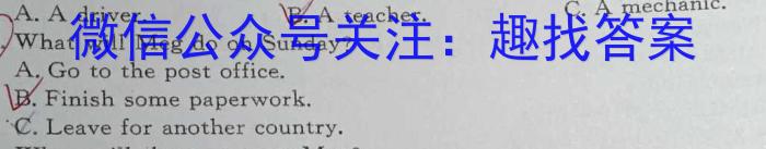 皖智教育 安徽第一卷·2024年中考安徽名校大联考试卷(一)1英语