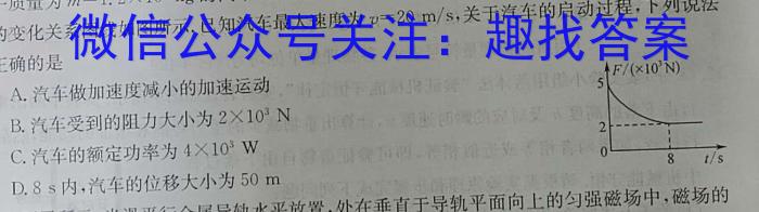 2024年深圳市普通高中高一年级调研考试（期末）物理试题答案